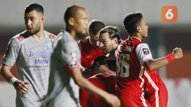 FOTO:  2 Gol Persija Bikin Persib Keok di Paruh Waktu Final Leg Pertama Piala Menpora