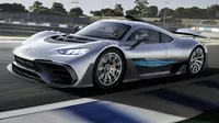 Mercedes-AMG Project One bermesin F1.(Carscoops)