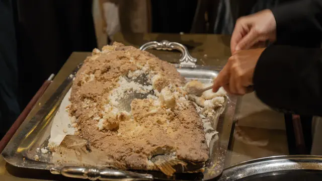 Menu makanan khas Italia di Il Mare, Hotel Mulia Senayan