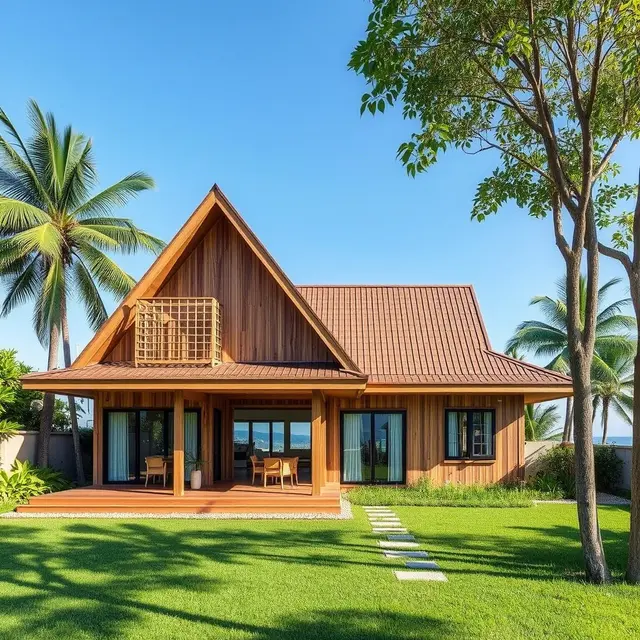 Rumah Sederhana Kayu Tapi Mewah