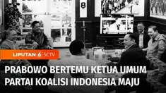 Menteri Pertahanan sekaligus Presiden terpilih Prabowo Subianto bertemu pimpinan Partai Koalisi Indonesia Maju, Kamis pagi. Ketua Umum Partai Golkar, Airlangga Hartarto yang turut hadir menyatakan tak akan melaporkan isi pertemuan itu ke Presiden Jok...