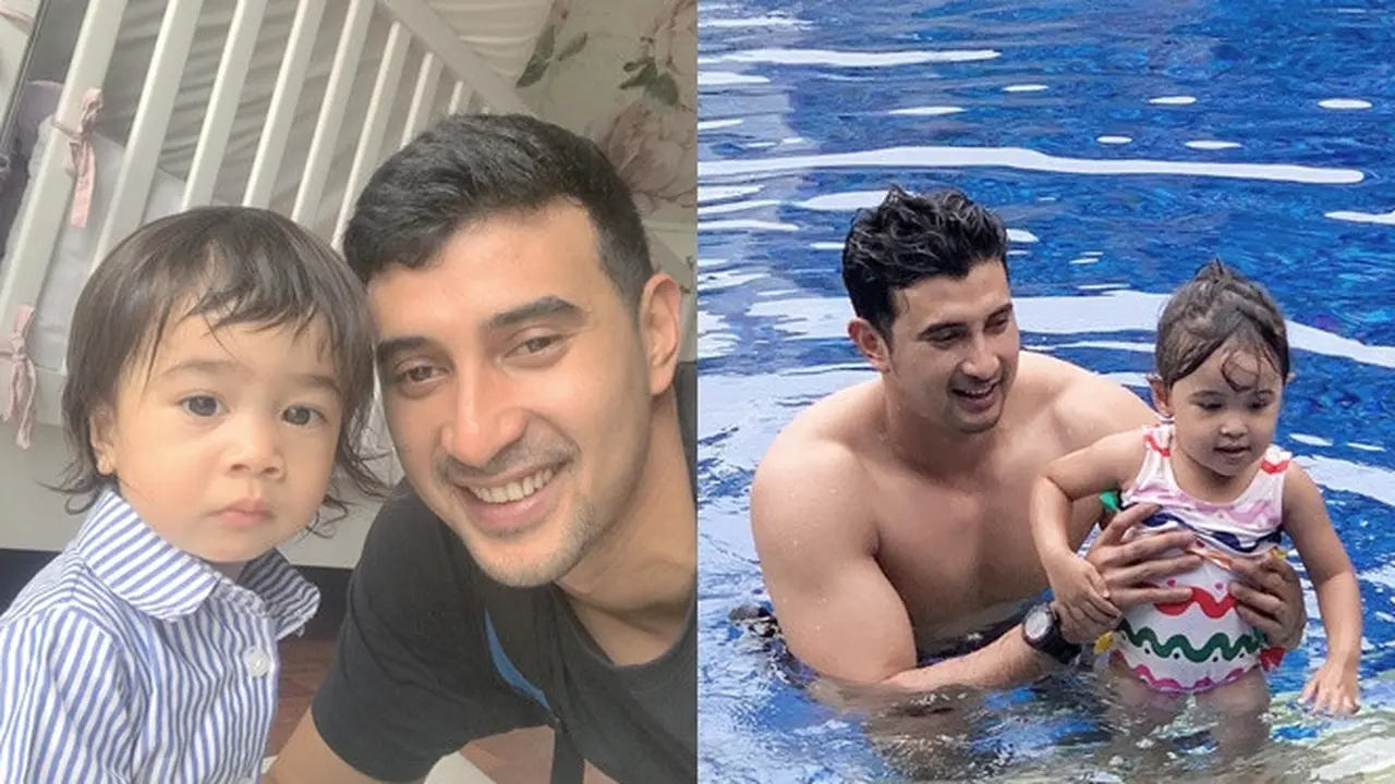 6 Potret Ali Syakieb Momong Ponakan, Bikin Gemas