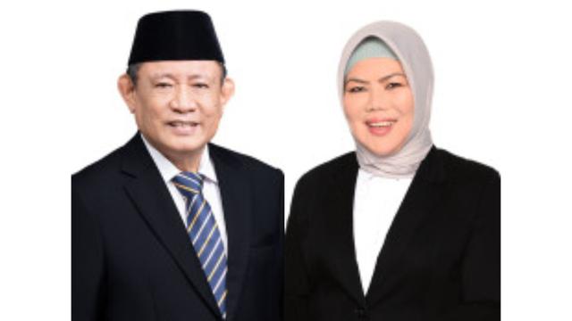 Gusnar Ismail dan Idah Syahidah Rusli Habibie