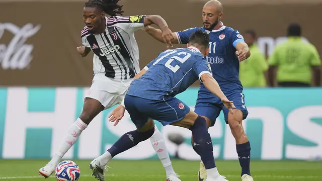 Duel Juventus vs Wydad AC di Piala Dunia Antarklub 2025, Minggu (23/06/2025). (AP Photo/Chris Szagola)