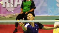 Tunggal putra Indonesia, Andre Marteen, lolos ke babak kedua Malaysia International Challenge 2015 setelah mengalahkan  Teck Han Tan dari Malaysia lewat pertarungan tiga gim, 13-21, 21-9, 22-20, pada babak pertama, Selasa (8/11/2015). (PBSI)
