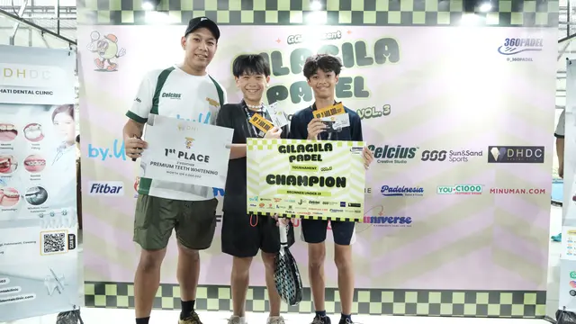 Gila Gila Padel Vol 3 Sukses Besar, Diikuti 120 Pasang