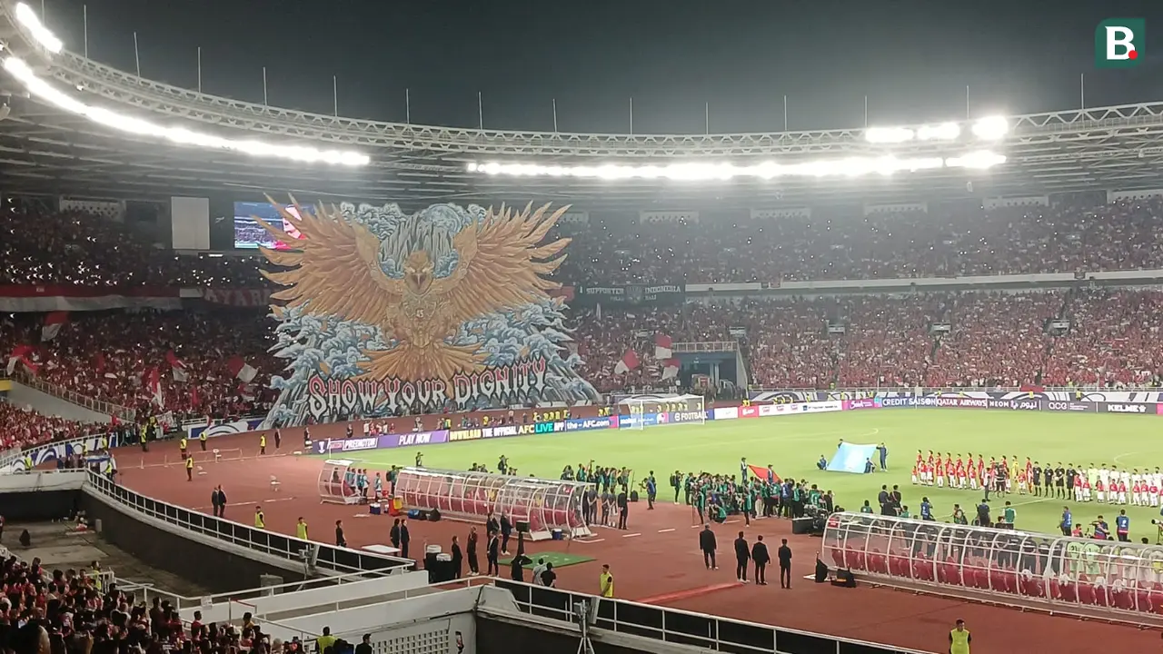 Koreografi La Grande Indonesia - Timnas Indonesia Vs Timnas Bahrain