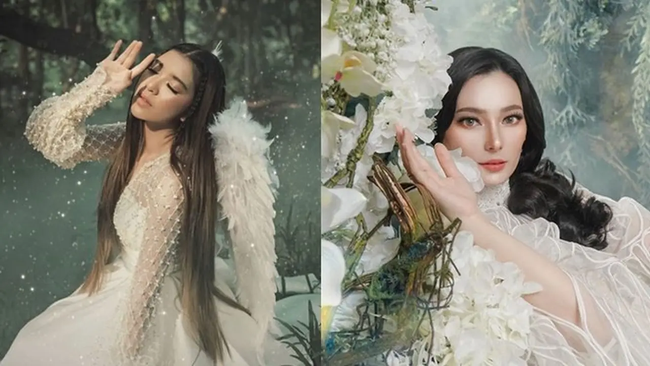 Gaya Pemotretan 6 Artis Berkonsep Bak Bidadari, Curi Perhatian