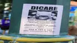 Poster Babi Hilang di Dago, Bandung (Pengirim: Marthin Budi Laksono).