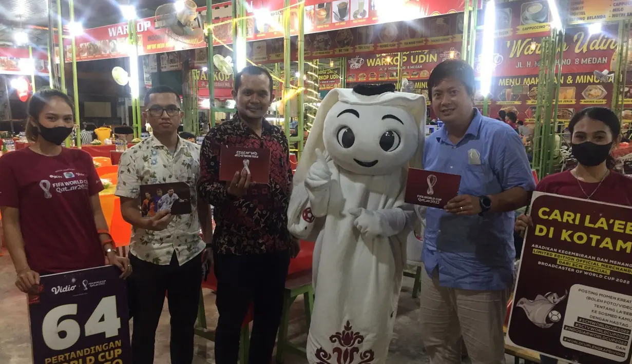 La'eeb sekarang memang sedang rajin-rajinnya berkeliling ke beberapa kota di tanah air. Sang Maskot sebelumnya sudah berkunjung ke Bekasi, Solo, Surabaya, hingga Banjarmasin. (Dok. SCM)