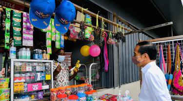 Jokowi berkunjung ke Pasar Sota, Merauke, Papua