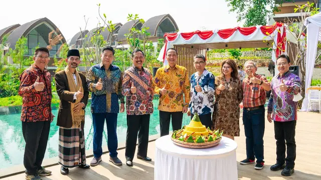 Seremoni peresmian club house kluster Everest garapan PT Agung Podomoro Land Tbk di kawasan Vimala Hills, Ciawi, Jawa Barat. (Dok Agung Podomoro)