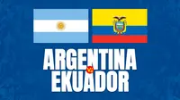 Conmebol - Argentina Vs Ekuador (Bola.com/Adreanus Titus)