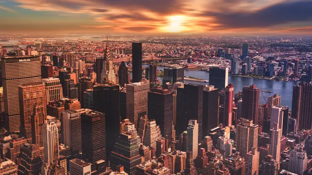 Matahari terbit di New Zealand