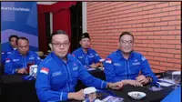 Kepala Bidang Hukum dan Pengamanan DPD Partai Demokrat DKI Jakarta, Yunus Adhi Prabowo bersama kader Partai Demokrat lainnya. (Ist)