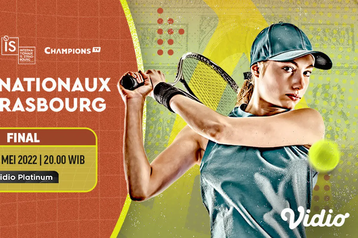 Link Live Streaming Final WTA 250 : Internationaux de Strasbourg 2022 di Vidio Pekan Ini