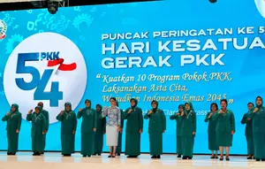 6,3 Juta Kader PKK Jadi Kekuatan Menuju Indonesia Emas 2045