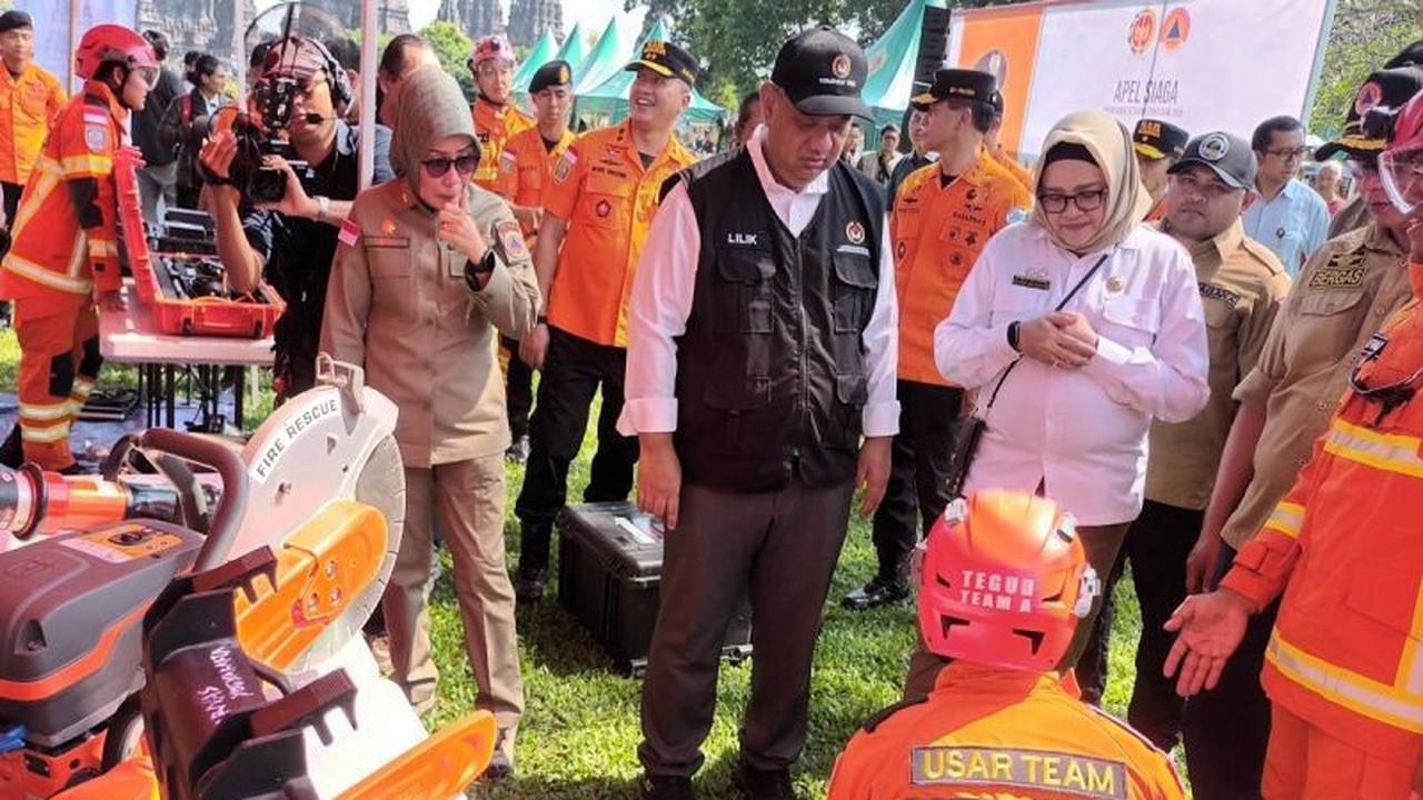 Peringatan 20 Tahun Gempa, Kemenko PMK Gelar Apel Kesiapsiagaan Bencana Yogyakarta
