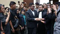 Sekretaris Jenderal PDIP Hasto Kristiyanto di Pengadilan Tindak Pidana Korupsi (Tipikor) Pengadilan Negeri Jakarta Pusat pada Kamis (8/5/2025). (Foto: Dokumentasi Tim Media PDIP).