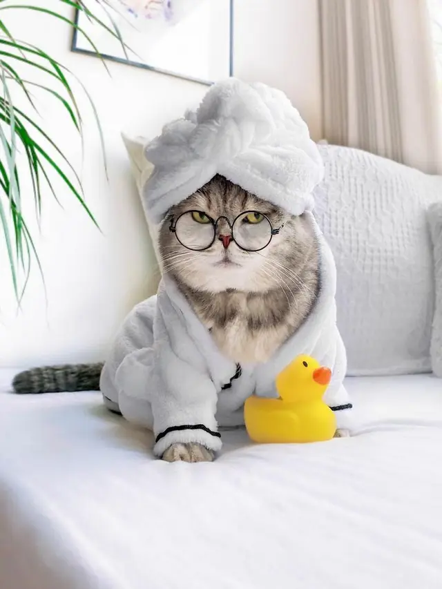 Kenalkan Benson, Kucing Jalanan yang Berubah Jadi Stylish Setelah Diadopsi