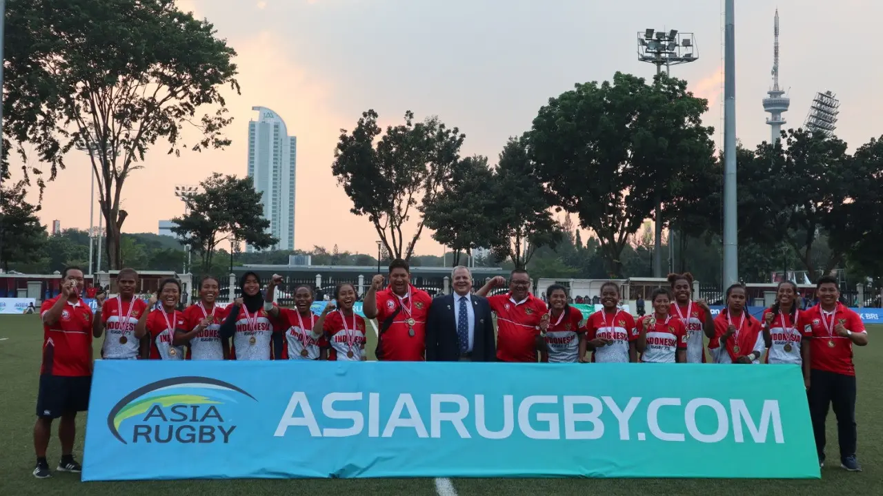 Timnas Rugby Sevens Indonesia di ajang Asia Rugby Sevens Trophy 2019
