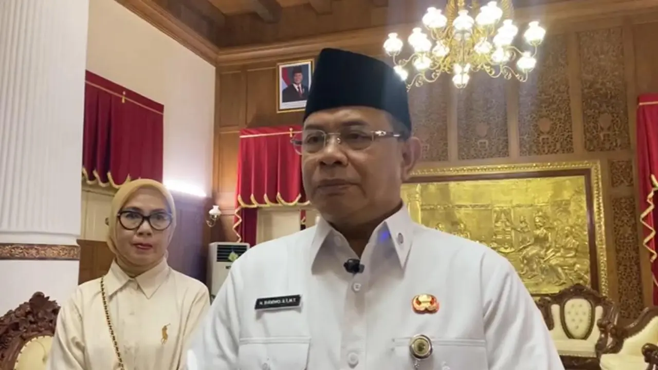 Bupati Pati, Sudewo di Pendopo Rumah Dinas Bupati, Rabu (13/8/2025).