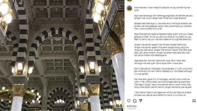 Pernyataan Engku Emran soal perceraian di Instagram