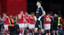Nottingham Forest meraih hasil positif saat menghadapi Aston Villa pada leg pertama semifinal Liga Europa 2025/26. Bermain di The City Ground, Nottingham, Jumat dini hari WIB, Forest menutup laga dengan kemenangan 1-0 atas sesama klub asal Inggris tersebut. (AFP/Darren Staples)