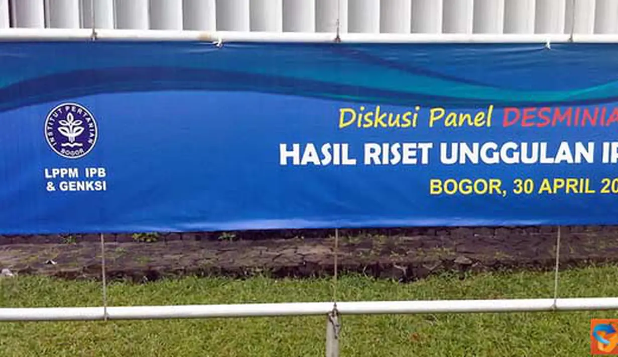 Citizen6, Bogor: LPPM IPB bekerjasama dengan alumni IPB angkatan 14 mengadakan diskusi panel desminiasi hasil riset unggulan IPB, di Kampus IPB Baranangsiang,  Bogor, Sabtu (30/4). (Pengirim: Fahrizal Razak)