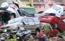 FOTO: Terjangan Topan Kalmaegi, Mobil-Mobil di Cebu Bertumpuk Seperti Mainan