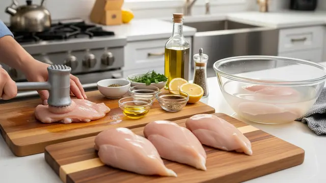Cara Mengolah Dada Ayam Supaya Tetap Juicy Anti Seret/Gemini AI