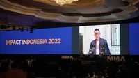 Dr. H. Sandiaga Salahuddin Uno, B.B.A., M.B.A., Menteri Pariwisata dan Ekonomi Kreatif buka forum MMA Impact Indonesia 2022. (Doc: Istimewa)