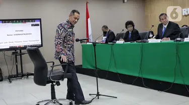 Wakil Ketua KPK Nurul Ghufron bersiap mengikuti putusan sidang etik di gedung ACLC Komisi Pemberantasan Korupsi (KPK), Jakarta, Jumat (6/9/2024). (Liputan6.com/Angga Yuniar)