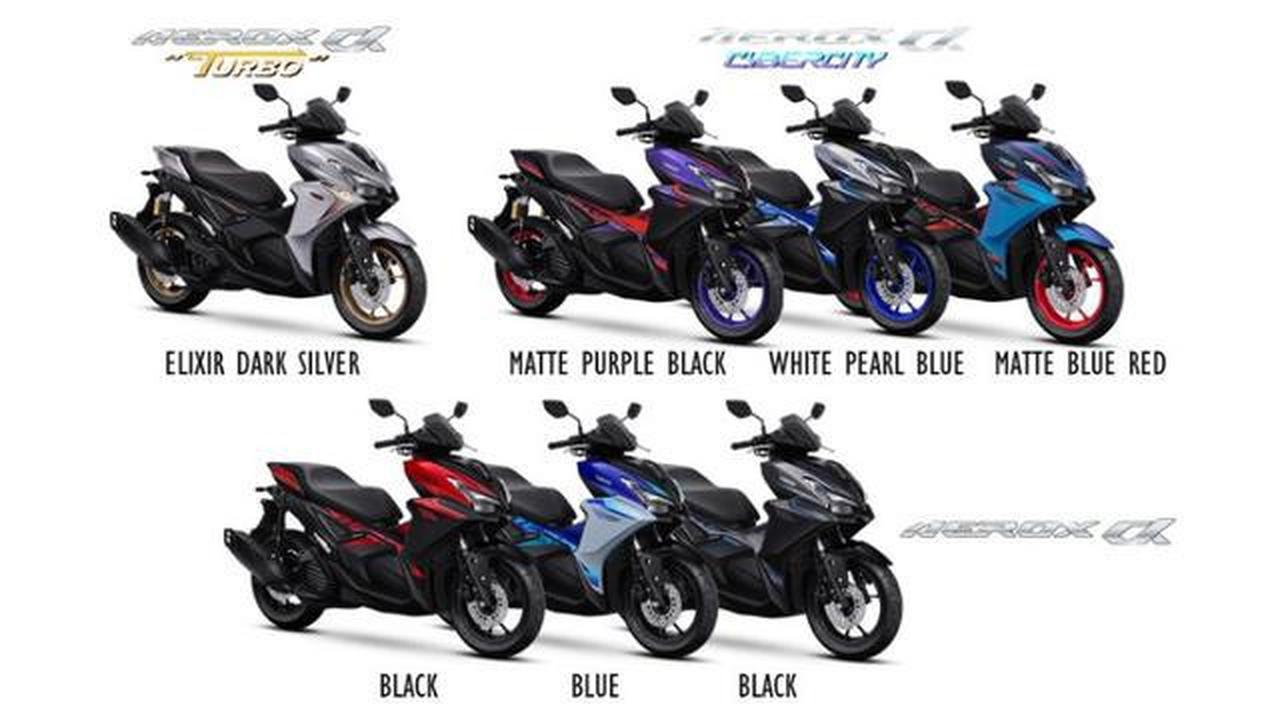 Yamaha AEROX ALPHA Hadir dengan 6 Pilihan Warna Baru dan Desain Lebih Sporty