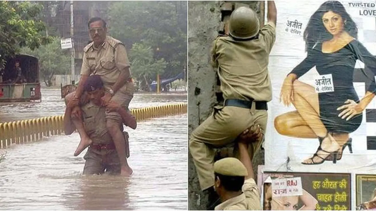 7 Potret Nyeleneh Polisi India Saat Bertugas Ini Kocak Banget