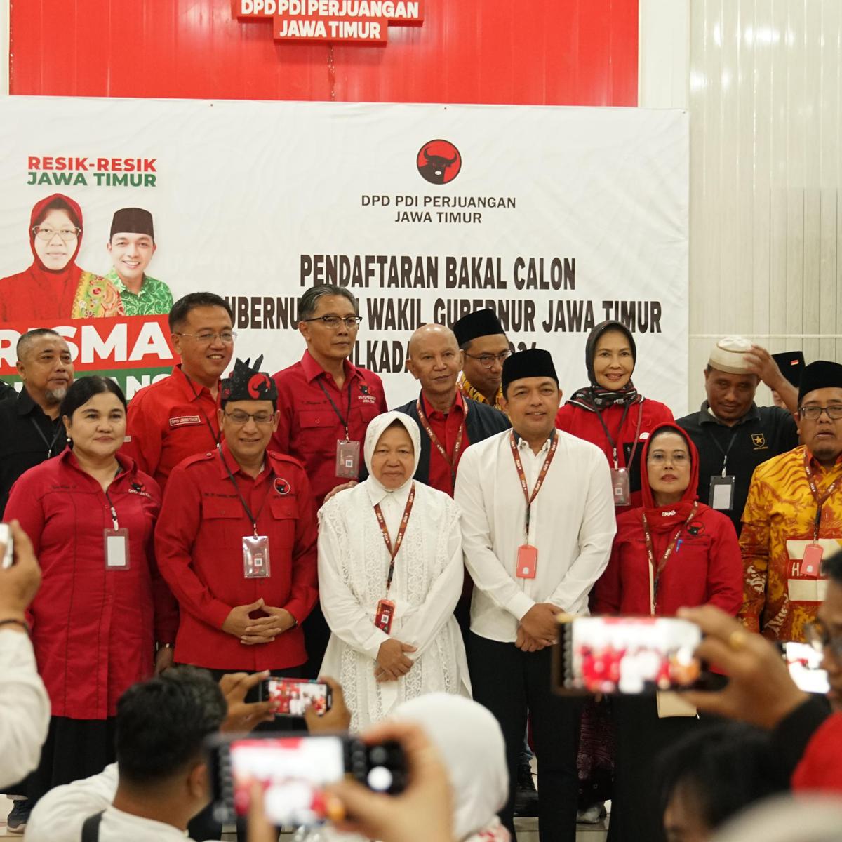 PDIP Calonkan Risma-Gus Hans