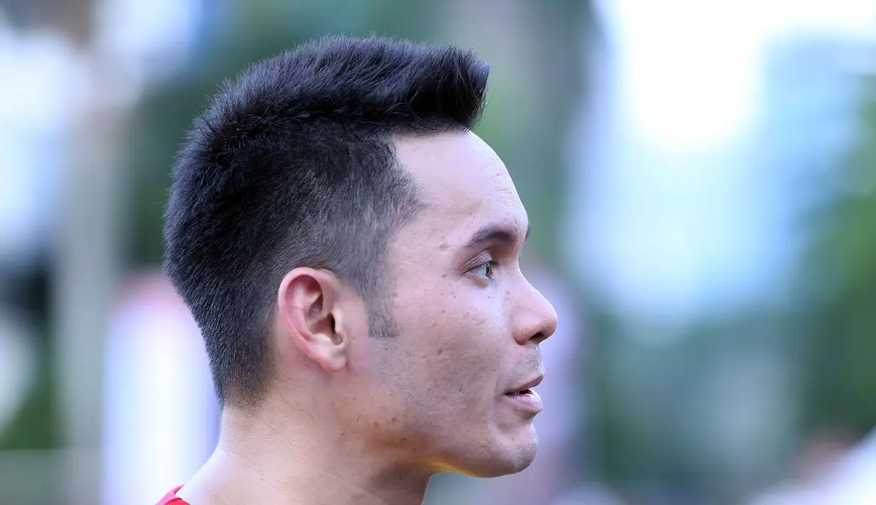 Saat disinggung mengenai kriteria calon pendampingnya kelak, pemeran sinetron 'Tukang Bubur Naik Haji The Series' ini memiliki kriteria cantik dan baik. (Nurwahyunan/Bintang.com)