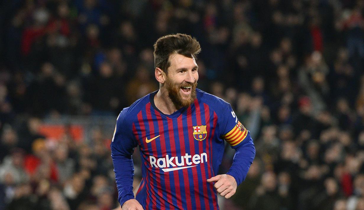 2. Lionel Messi – Sang Ayah, Jorge Messi adalah orang yang berpengaruh bertahannya Messi di Barcelona. Karena sang ayah pula Messi mendapatkan banyak gelar di ajang bergengsi. (AFP/Josep Lago)