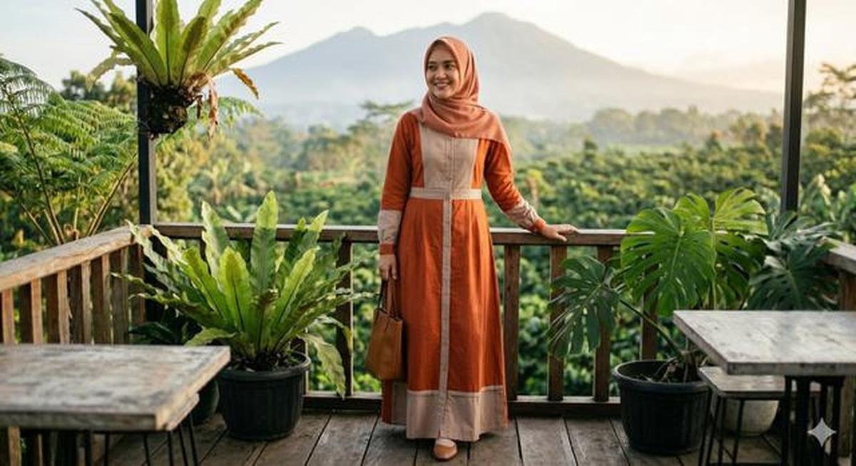 7 Model Gamis Katun Jepang Kombinasi Terbaru, Desain Stylish dan Nyaman