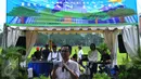 Dirut Pusat Pengelolaan Kawasan (PPK) GBK, Winarto memberikan sambutan saat acara Sarasehan Hutan Kota di Golf Driving Range Senayan, Jakarta, Jumat (18/03/2016). (Liputan6.com/Faisal R Syam)
