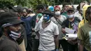 Massa yang tergabung dalam Aliansi Mahasiswa Papua (AMP) menggelar aksi di kawasan Patung Kuda, Jakarta, Selasa (1/12/2020). AMP menyerukan kepada dunia internasional untuk membangun konsolidasi solidaritas perjuangan hak menentukan nasib sendiri bagi bangsa West Papua. (Liputan6.com/Faizal Fanani)