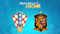 Piala Eropa - Euro 2020 Kroasia Vs Spanyol (Bola.com/Adreanus Titus)