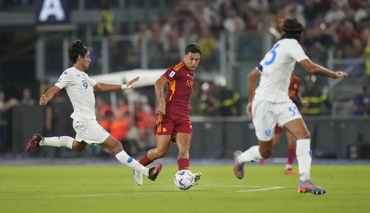 Sementara itu, Empoli terpuruk di dasar klasemen dengan sama sekali belum meraih poin. (AP Photo/Alessandra Tarantino)
