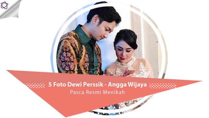 5 Foto Dewi Perssik - Angga Wijaya Pasca Resmi Menikah 