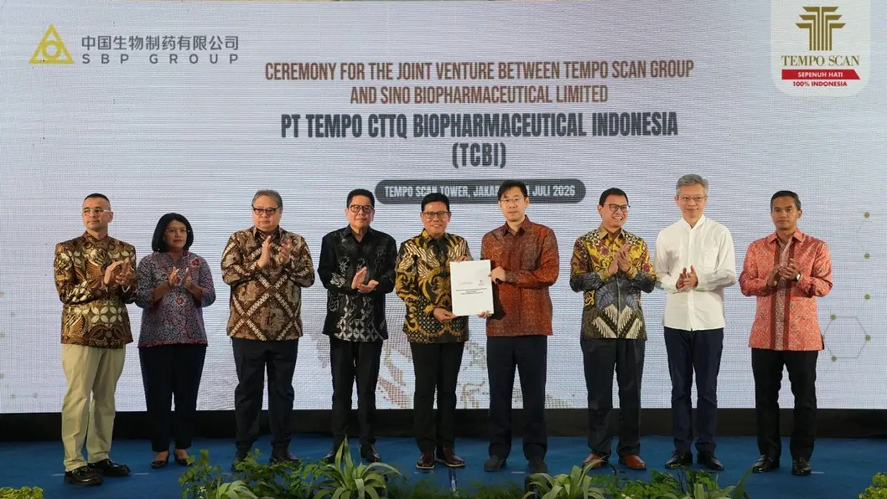 Tempo Scan Group dan SBP Group Bentuk Joint Venture, Targetkan Perluas Akses Obat Inovatif di Indonesia