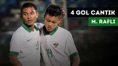 Berita video 4 gol indah yang dicetak striker tajam Timnas Indonesia U-19, Muhammad Rafli pada ajang Piala AFF U-18.