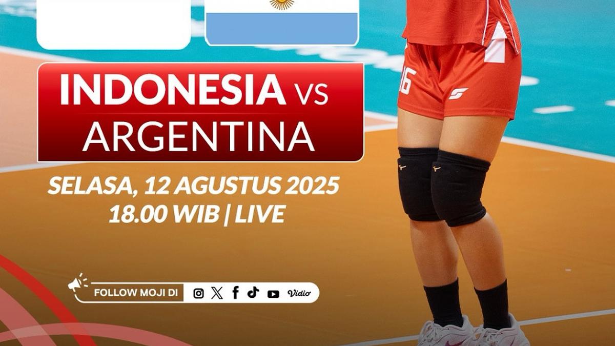 Link Live Streaming Kejuaraan Dunia Voli Putri U-21 2025 Indonesia vs Argentina, Segera Tayang di Vidio
