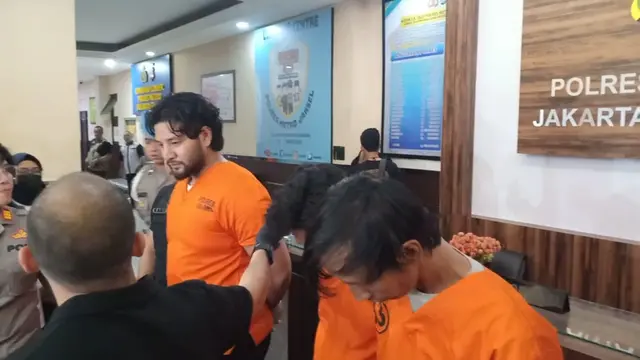 Ammar Zoni di Polres Metro Jakarta Selatan - (Liputan6.com - M. Altaf Jauhar)