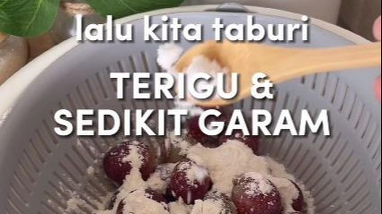 Taburkan dengan Garam dan Terigu