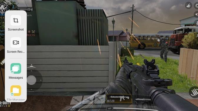 Pengalaman bermain Call of Duty: Mobile di Oppo A52. (Liputan6.com/Agustinus M. Damar)
